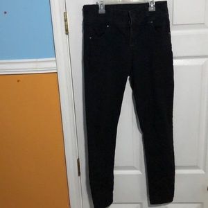 Black 3 Button Jeans